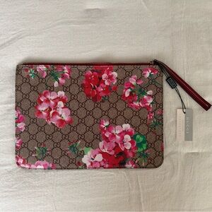 Gucci Floral Print Cosmetic Bag